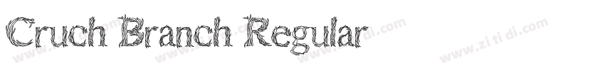Cruch Branch Regular字体转换